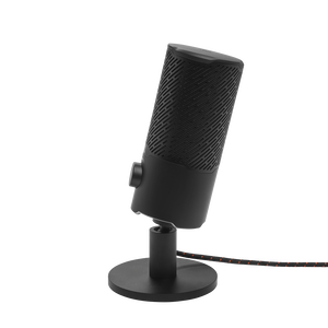 JBL Quantum Stream - Black - Dual pattern premium USB microphone for streaming, recording and gaming - Left